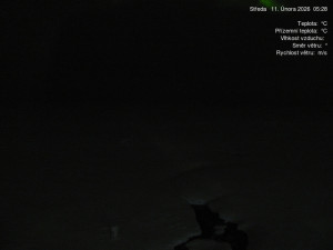 Luční bouda - Luční bouda, pramen Bílého Labe - 11.2.2026 v 05:30 Luční bouda - Luční bouda, pramen Bílého Labe - 11.2.2026 v 05:30