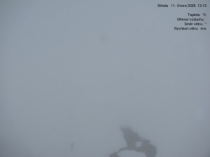 Luční bouda - Luční bouda, pramen Bílého Labe - 11.2.2026 v 13:15 Luční bouda - Luční bouda, pramen Bílého Labe - 11.2.2026 v 13:15