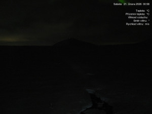 Luční bouda - Luční bouda, pramen Bílého Labe - 21.2.2026 v 01:00 Luční bouda - Luční bouda, pramen Bílého Labe - 21.2.2026 v 01:00