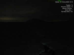 Luční bouda - Luční bouda, pramen Bílého Labe - 21.2.2026 v 01:15 Luční bouda - Luční bouda, pramen Bílého Labe - 21.2.2026 v 01:15