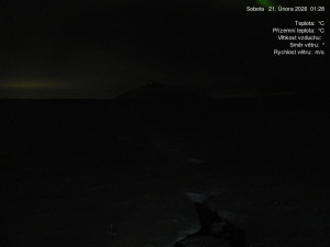 Luční bouda - Luční bouda, pramen Bílého Labe - 21.2.2026 v 01:30 Luční bouda - Luční bouda, pramen Bílého Labe - 21.2.2026 v 01:30