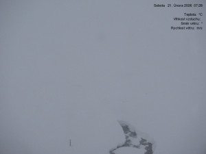 Luční bouda - Luční bouda, pramen Bílého Labe - 21.2.2026 v 07:30 Luční bouda - Luční bouda, pramen Bílého Labe - 21.2.2026 v 07:30