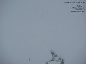 Luční bouda - Luční bouda, pramen Bílého Labe - 21.2.2026 v 08:00 Luční bouda - Luční bouda, pramen Bílého Labe - 21.2.2026 v 08:00