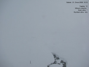 Luční bouda - Luční bouda, pramen Bílého Labe - 21.2.2026 v 10:15 Luční bouda - Luční bouda, pramen Bílého Labe - 21.2.2026 v 10:15