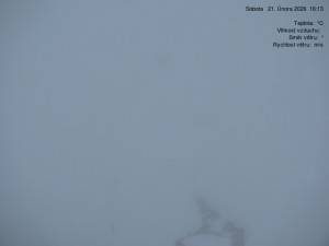 Luční bouda - Luční bouda, pramen Bílého Labe - 21.2.2026 v 16:15 Luční bouda - Luční bouda, pramen Bílého Labe - 21.2.2026 v 16:15