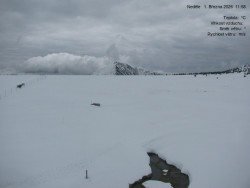 Luční bouda, pramen Bílého Labe