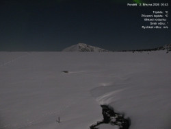 Luční bouda, pramen Bílého Labe