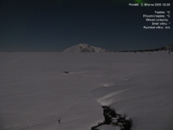 Luční bouda, pramen Bílého Labe