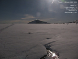 Luční bouda, pramen Bílého Labe