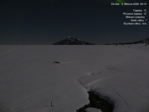 Luční bouda - Luční bouda, pramen Bílého Labe - 5.3.2026 v 00:15 Luční bouda - Luční bouda, pramen Bílého Labe - 5.3.2026 v 00:15