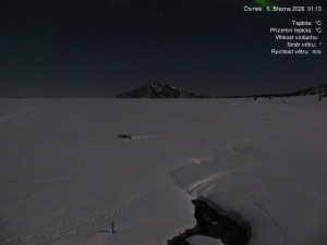 Luční bouda - Luční bouda, pramen Bílého Labe - 5.3.2026 v 01:15 Luční bouda - Luční bouda, pramen Bílého Labe - 5.3.2026 v 01:15