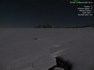 Luční bouda - Luční bouda, pramen Bílého Labe - 5.3.2026 v 02:15 Luční bouda - Luční bouda, pramen Bílého Labe - 5.3.2026 v 02:15