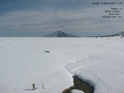 Luční bouda, pramen Bílého Labe