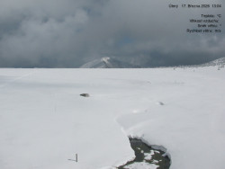 Luční bouda, pramen Bílého Labe