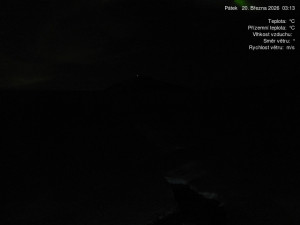 Luční bouda - Luční bouda, pramen Bílého Labe - 20.3.2026 v 03:15 Luční bouda - Luční bouda, pramen Bílého Labe - 20.3.2026 v 03:15