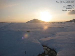 Luční bouda - Luční bouda, pramen Bílého Labe - 20.3.2026 v 06:30 Luční bouda - Luční bouda, pramen Bílého Labe - 20.3.2026 v 06:30