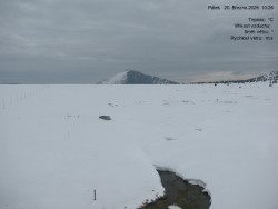 Luční bouda, pramen Bílého Labe