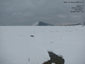 Luční bouda - Luční bouda, pramen Bílého Labe - 20.3.2026 v 11:15 Luční bouda - Luční bouda, pramen Bílého Labe - 20.3.2026 v 11:15