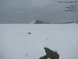 Luční bouda, pramen Bílého Labe