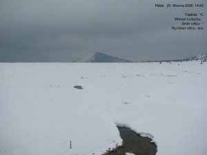 Luční bouda - Luční bouda, pramen Bílého Labe - 20.3.2026 v 14:45 Luční bouda - Luční bouda, pramen Bílého Labe - 20.3.2026 v 14:45