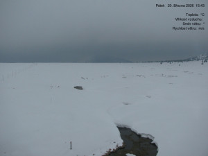 Luční bouda - Luční bouda, pramen Bílého Labe - 20.3.2026 v 15:45 Luční bouda - Luční bouda, pramen Bílého Labe - 20.3.2026 v 15:45