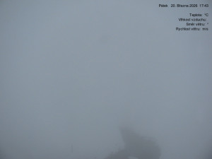 Luční bouda - Luční bouda, pramen Bílého Labe - 20.3.2026 v 17:45 Luční bouda - Luční bouda, pramen Bílého Labe - 20.3.2026 v 17:45