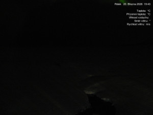 Luční bouda - Luční bouda, pramen Bílého Labe - 20.3.2026 v 19:45 Luční bouda - Luční bouda, pramen Bílého Labe - 20.3.2026 v 19:45