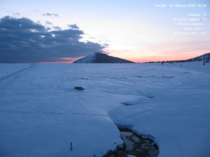 Luční bouda - Luční bouda, pramen Bílého Labe - 23.3.2026 v 05:30 Luční bouda - Luční bouda, pramen Bílého Labe - 23.3.2026 v 05:30