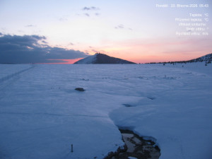 Luční bouda - Luční bouda, pramen Bílého Labe - 23.3.2026 v 05:45 Luční bouda - Luční bouda, pramen Bílého Labe - 23.3.2026 v 05:45