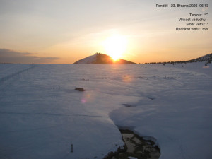 Luční bouda - Luční bouda, pramen Bílého Labe - 23.3.2026 v 06:15 Luční bouda - Luční bouda, pramen Bílého Labe - 23.3.2026 v 06:15