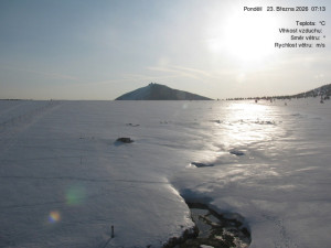 Luční bouda - Luční bouda, pramen Bílého Labe - 23.3.2026 v 07:15 Luční bouda - Luční bouda, pramen Bílého Labe - 23.3.2026 v 07:15