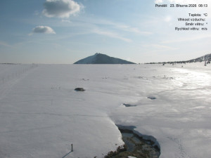 Luční bouda - Luční bouda, pramen Bílého Labe - 23.3.2026 v 08:15 Luční bouda - Luční bouda, pramen Bílého Labe - 23.3.2026 v 08:15