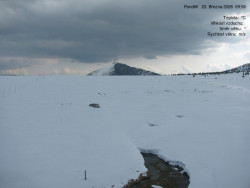 Luční bouda, pramen Bílého Labe