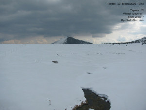 Luční bouda - Luční bouda, pramen Bílého Labe - 23.3.2026 v 10:15 Luční bouda - Luční bouda, pramen Bílého Labe - 23.3.2026 v 10:15