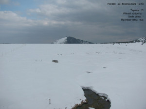 Luční bouda - Luční bouda, pramen Bílého Labe - 23.3.2026 v 12:15 Luční bouda - Luční bouda, pramen Bílého Labe - 23.3.2026 v 12:15