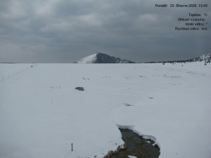 Luční bouda - Luční bouda, pramen Bílého Labe - 23.3.2026 v 13:45 Luční bouda - Luční bouda, pramen Bílého Labe - 23.3.2026 v 13:45