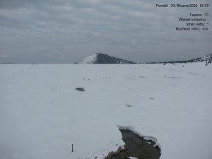 Luční bouda - Luční bouda, pramen Bílého Labe - 23.3.2026 v 15:15 Luční bouda - Luční bouda, pramen Bílého Labe - 23.3.2026 v 15:15