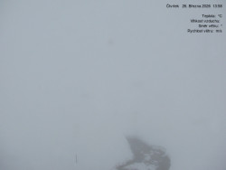 Luční bouda, pramen Bílého Labe