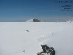 Luční bouda, pramen Bílého Labe