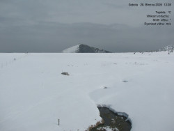 Luční bouda, pramen Bílého Labe