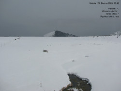 Luční bouda, pramen Bílého Labe