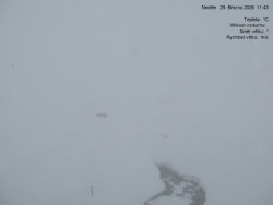 Luční bouda, pramen Bílého Labe