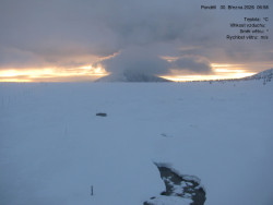 Luční bouda, pramen Bílého Labe