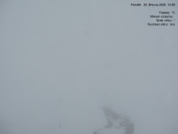 Luční bouda, pramen Bílého Labe