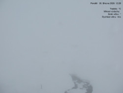 Luční bouda, pramen Bílého Labe