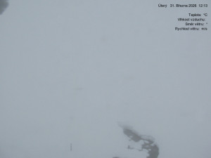 Luční bouda - Luční bouda, pramen Bílého Labe - 31.3.2026 v 12:15 Luční bouda - Luční bouda, pramen Bílého Labe - 31.3.2026 v 12:15