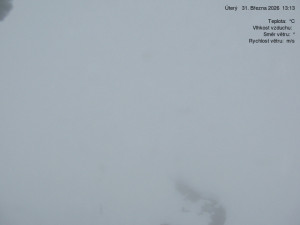 Luční bouda - Luční bouda, pramen Bílého Labe - 31.3.2026 v 13:15 Luční bouda - Luční bouda, pramen Bílého Labe - 31.3.2026 v 13:15