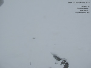 Luční bouda - Luční bouda, pramen Bílého Labe - 31.3.2026 v 14:15 Luční bouda - Luční bouda, pramen Bílého Labe - 31.3.2026 v 14:15