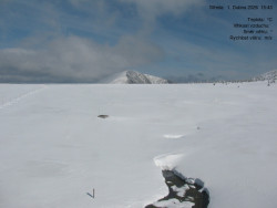 Luční bouda, pramen Bílého Labe