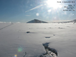 Luční bouda, pramen Bílého Labe